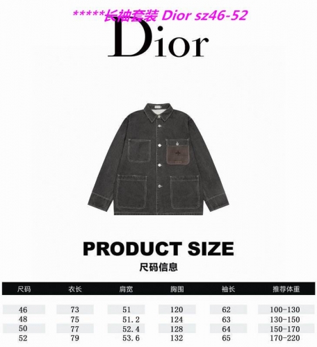 D.i.o.r. Two Pieces Long Suit 2889 Men