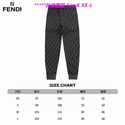 F.e.n.d.i. Two Pieces Long Suit 2545 Men