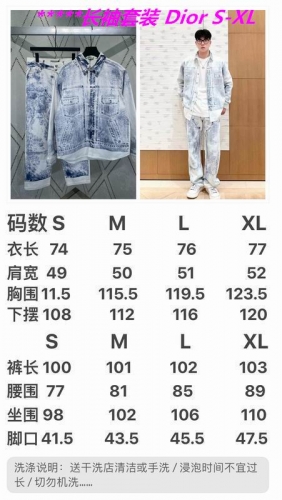 D.i.o.r. Two Pieces Long Suit 2839 Men