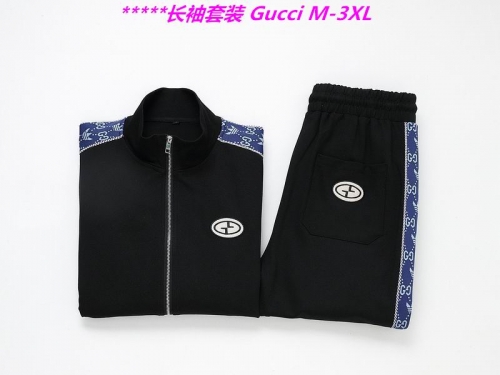 G.u.c.c.i. ZZ Two Pieces Long Suit 6077 Men