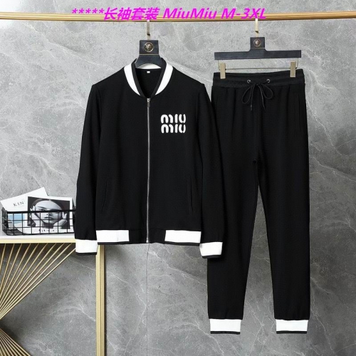 M.i.u.M.i.u. Two Pieces Long Suit 1009 Men