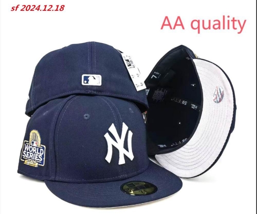 New York YANKEES Fitted caps AA 1077 Men