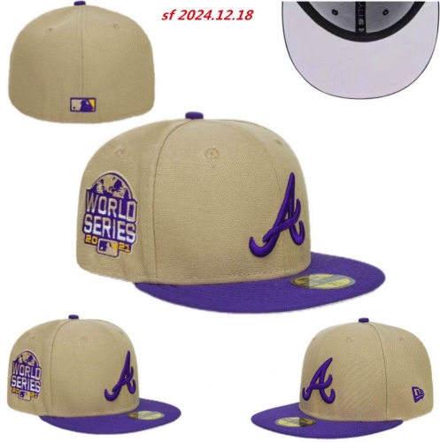 Atlanta Braves Fitted caps 1014 Men