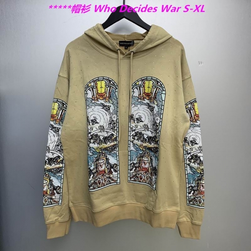 W.h.o. D.e.c.i.d.e.s. W.a.r. Hoodies/Sweatshirt 1055 Men