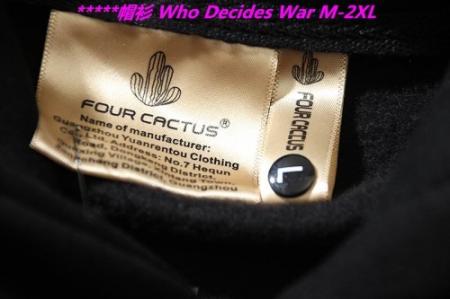 W.h.o. D.e.c.i.d.e.s. W.a.r. Hoodies/Sweatshirt 1181 Men