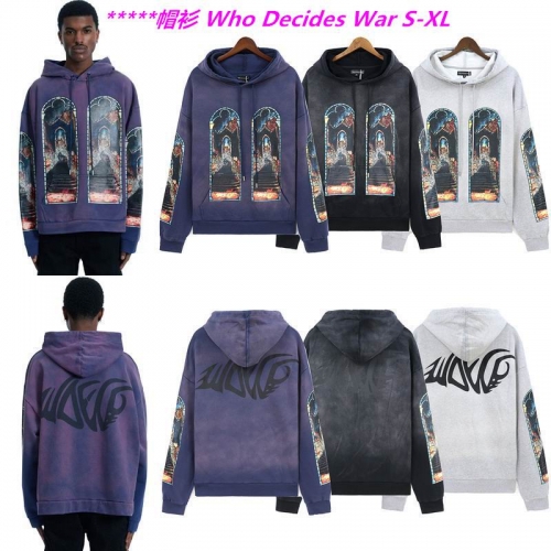 W.h.o. D.e.c.i.d.e.s. W.a.r. Hoodies/Sweatshirt 1046 Men