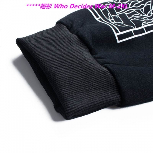 W.h.o. D.e.c.i.d.e.s. W.a.r. Hoodies/Sweatshirt 1345 Men