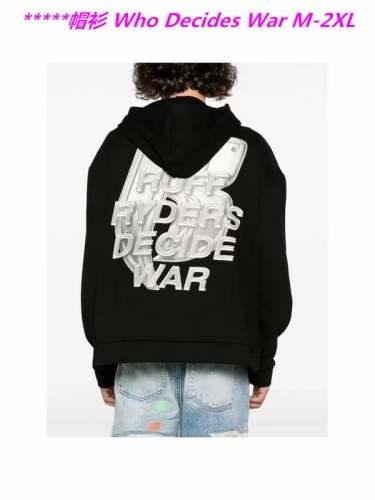 W.h.o. D.e.c.i.d.e.s. W.a.r. Hoodies/Sweatshirt 1175 Men