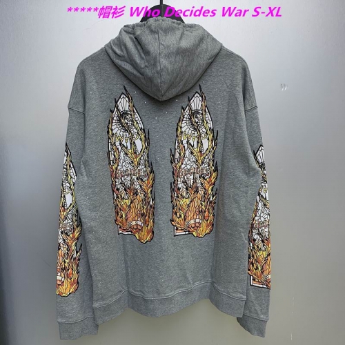 W.h.o. D.e.c.i.d.e.s. W.a.r. Hoodies/Sweatshirt 1072 Men