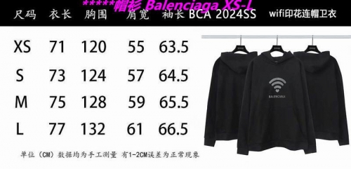 B.a.l.e.n.c.i.a.g.a. Hoodies/Sweatshirt 1306 Men