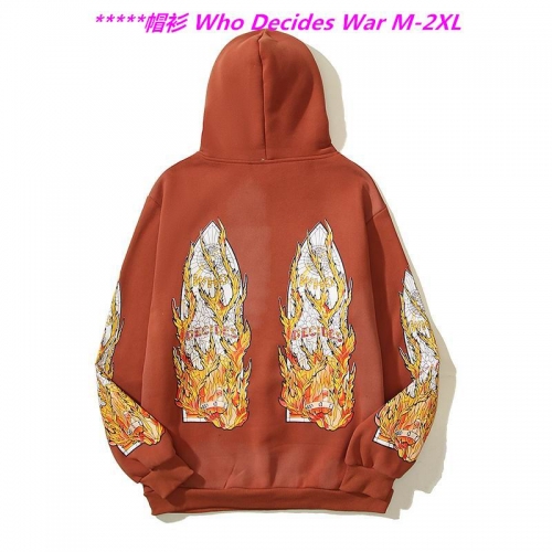 W.h.o. D.e.c.i.d.e.s. W.a.r. Hoodies/Sweatshirt 1199 Men