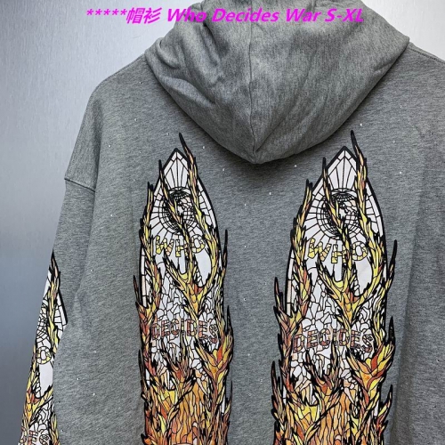 W.h.o. D.e.c.i.d.e.s. W.a.r. Hoodies/Sweatshirt 1070 Men