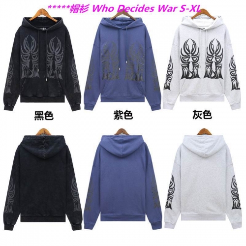 W.h.o. D.e.c.i.d.e.s. W.a.r. Hoodies/Sweatshirt 1008 Men