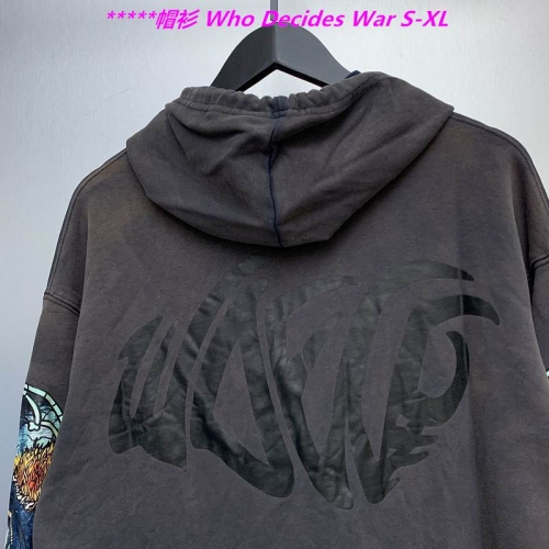 W.h.o. D.e.c.i.d.e.s. W.a.r. Hoodies/Sweatshirt 1096 Men