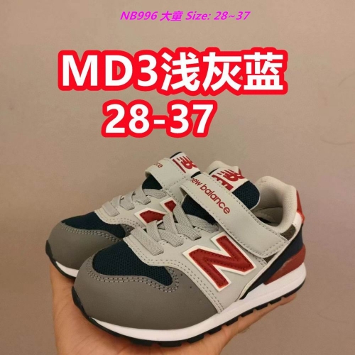 New Balance 996 Kids Shoes 1078 Child