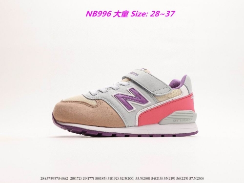 New Balance 996 Kids Shoes 1019 Child