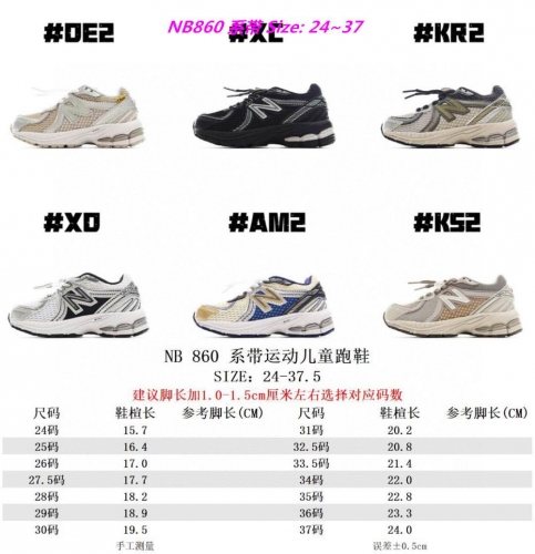 New Balance 860 Kids Shoes 1008 Child