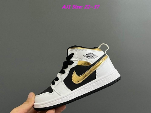 Air Jordan 1 Kids Shoes 1186 Child