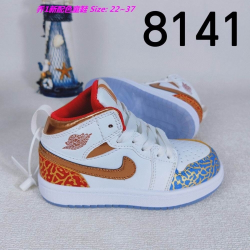 Air Jordan 1 Kids Shoes 1127 Child