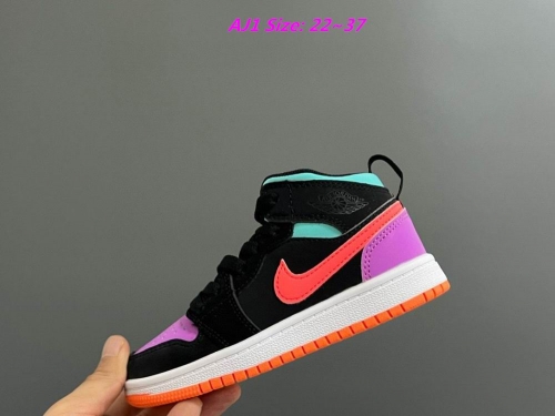 Air Jordan 1 Kids Shoes 1187 Child