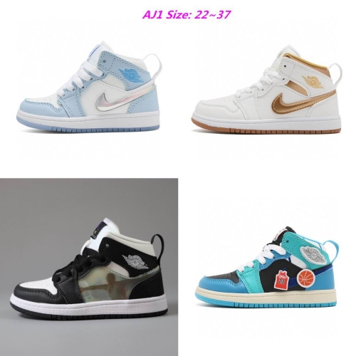 Air Jordan 1 Kids Shoes 1137 Child