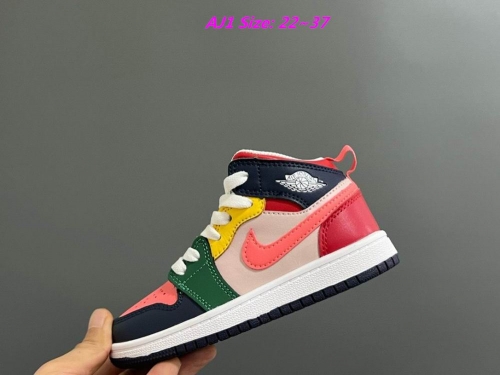 Air Jordan 1 Kids Shoes 1168 Child