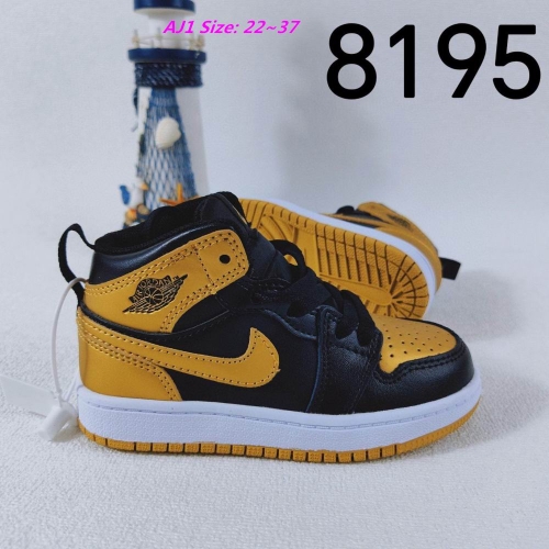 Air Jordan 1 Kids Shoes 1117 Child