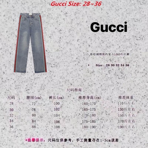 G.U.C.C.I. Long Jeans 3049 Men