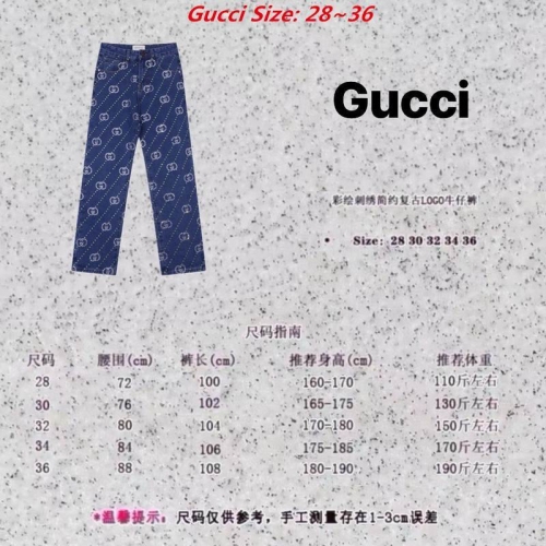 G.U.C.C.I. Long Jeans 3079 Men