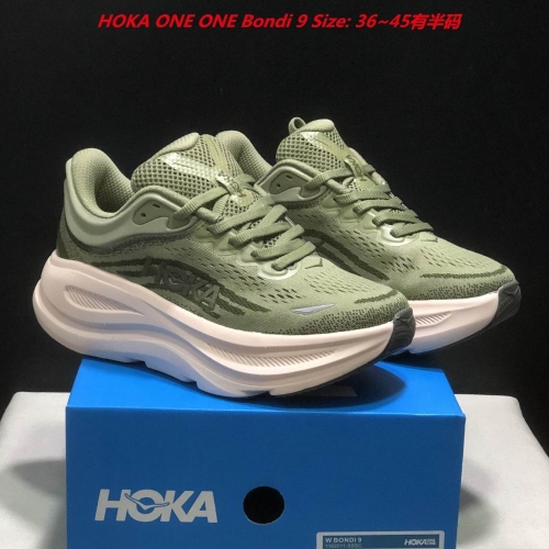 Hoka One One Bondi 9 Sneakers Shoes 009 Men/Women