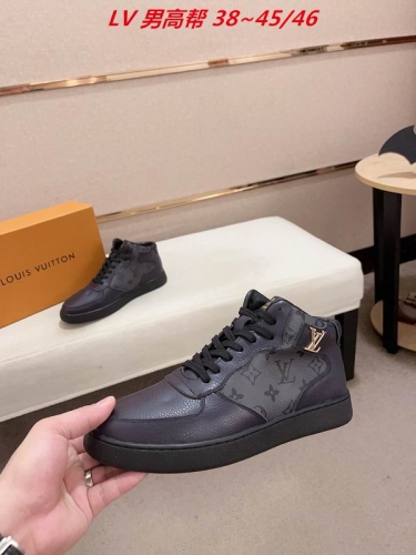 L...V... Men High Top Shoes 2526 Men