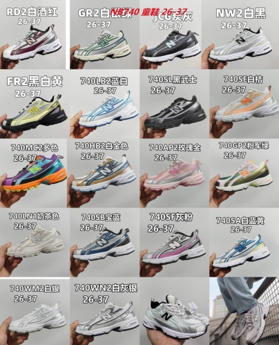 New Balance 740 Kids Shoes 6020 Child