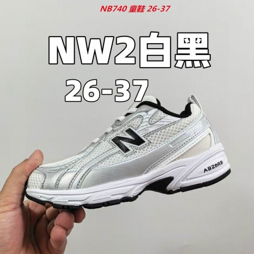 New Balance 740 Kids Shoes 6011 Child