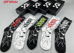 O.f.f.-W.h.i.t.e. Socks 1175 Men/Women