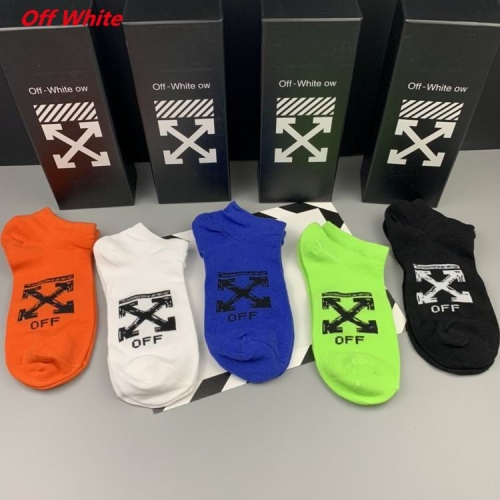 O.f.f.-W.h.i.t.e. Socks 1117 Men/Women