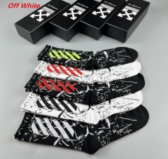 O.f.f.-W.h.i.t.e. Socks 1181 Men/Women