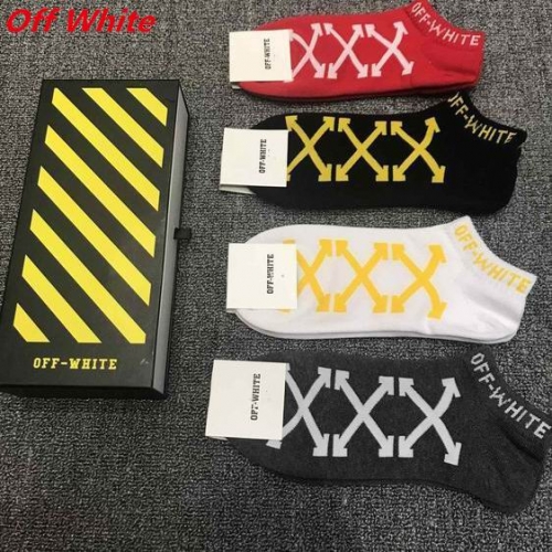 O.f.f.-W.h.i.t.e. Socks 1111 Men/Women