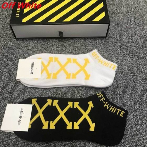 O.f.f.-W.h.i.t.e. Socks 1112 Men/Women