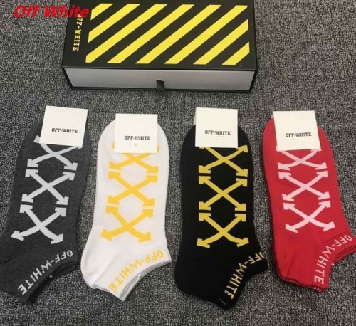 O.f.f.-W.h.i.t.e. Socks 1109 Men/Women