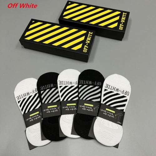 O.f.f.-W.h.i.t.e. Socks 1072 Men/Women