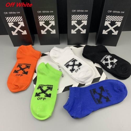 O.f.f.-W.h.i.t.e. Socks 1116 Men/Women
