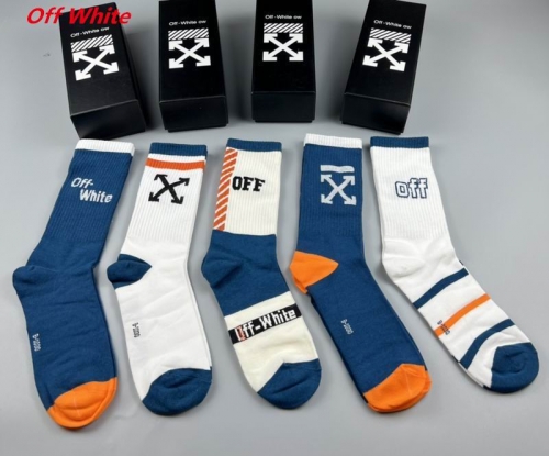 O.f.f.-W.h.i.t.e. Socks 1062 Men/Women