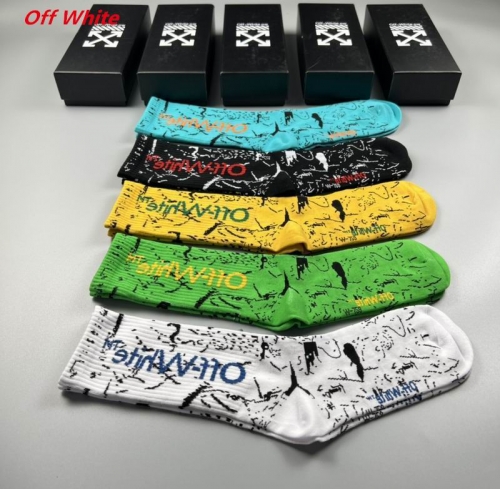 O.f.f.-W.h.i.t.e. Socks 1080 Men/Women