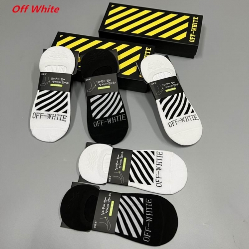 O.f.f.-W.h.i.t.e. Socks 1071 Men/Women