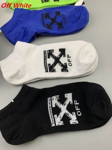O.f.f.-W.h.i.t.e. Socks 1115 Men/Women