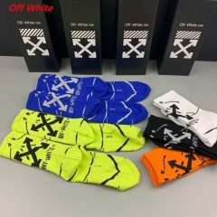 O.f.f.-W.h.i.t.e. Socks 1160 Men/Women