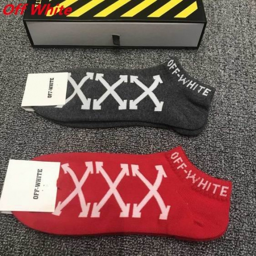 O.f.f.-W.h.i.t.e. Socks 1113 Men/Women