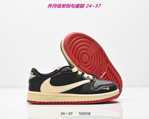 Jordan 1 Low Top Kids Shoes 6024 Child