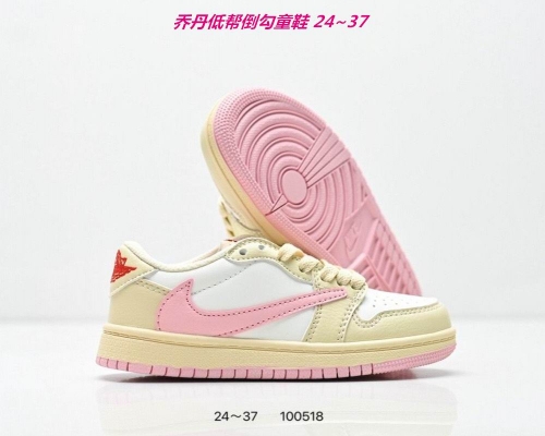 Jordan 1 Low Top Kids Shoes 6022 Child