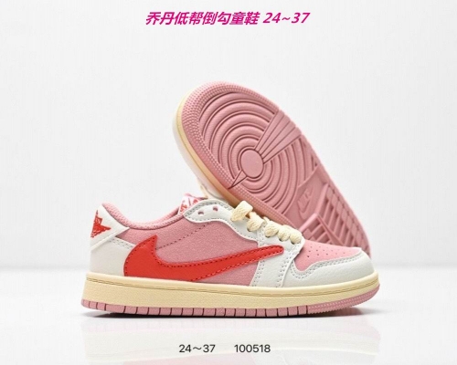 Jordan 1 Low Top Kids Shoes 6025 Child